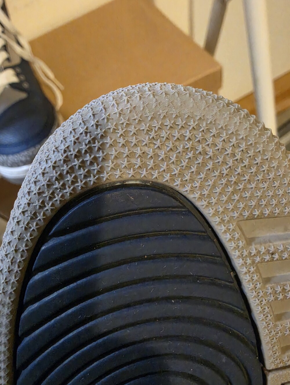 FOR SALE AIR JORDAN RETRO 3 "GEORGETOWN" NAVY SIZE 10. - Picture 16 of 16